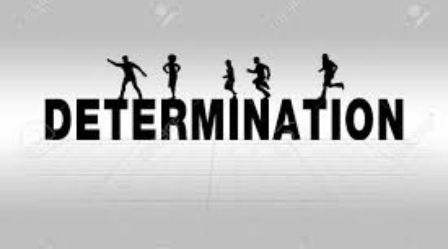 Keep Your Determination Alive Involves Persevering